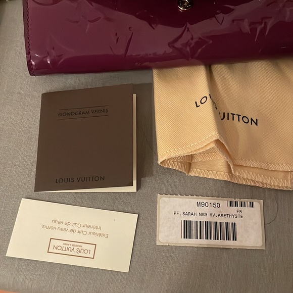 Louis Vuitton vernis monogram Sarah wallet - Picture 9 of 9